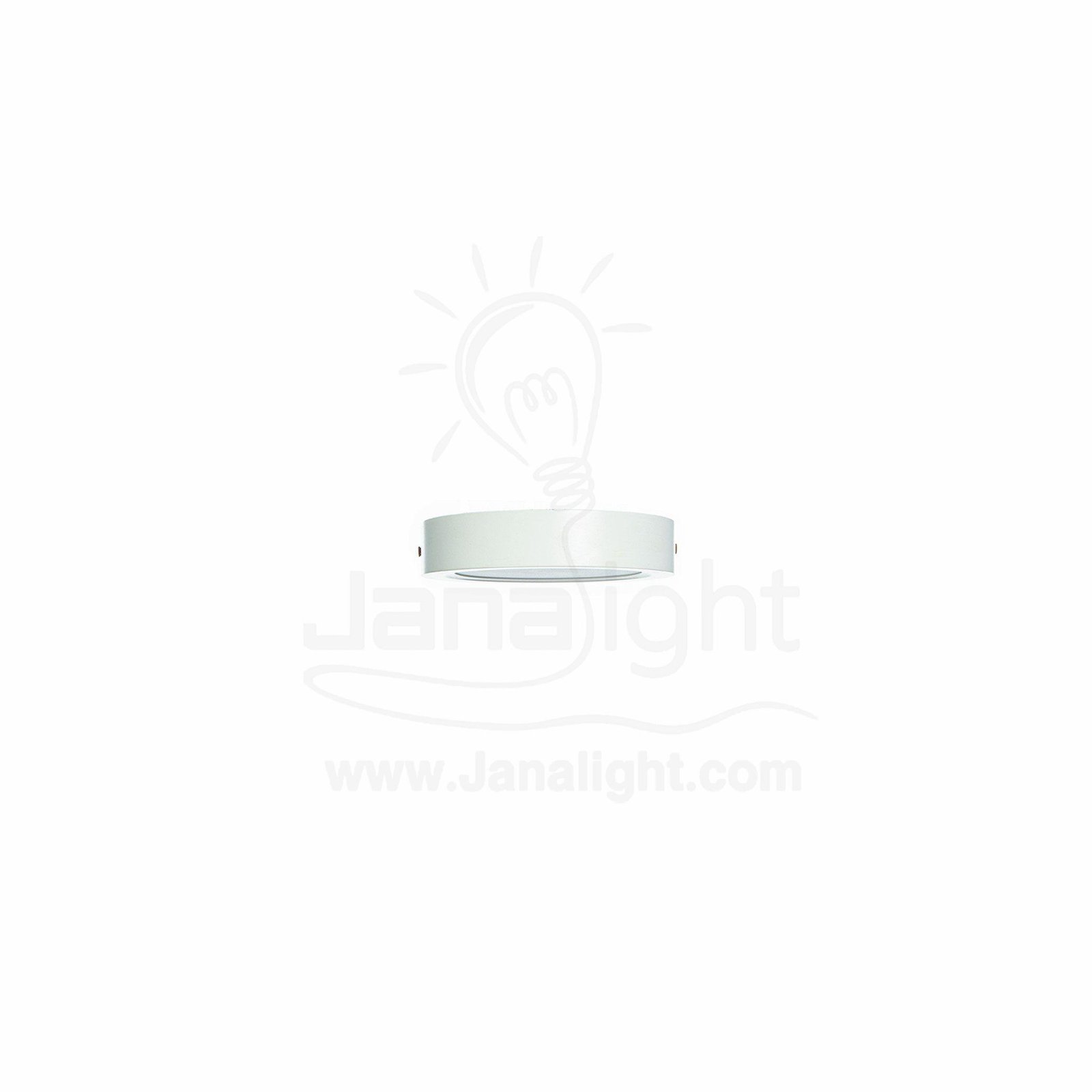 سبوت بانيل لطش 12 وات مدور ابيض وورم panel spotlight 12 watt round white